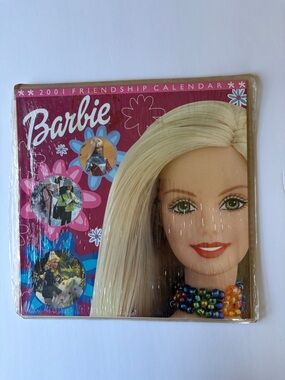 Barbie 2001 Friendship Calendar New Sealed